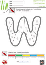 letter-w-colour-by-number-worksheet